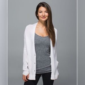 Lululemon Cardi In The Front * White/Ivory